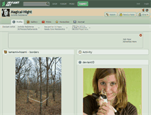 Tablet Screenshot of magical-night.deviantart.com