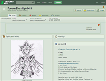 Tablet Screenshot of forevereternity61493.deviantart.com