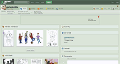 Desktop Screenshot of gamephobia.deviantart.com