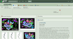 Desktop Screenshot of cr416l1ndl3y.deviantart.com