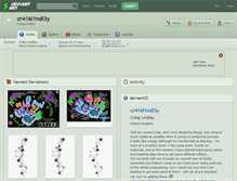 Tablet Screenshot of cr416l1ndl3y.deviantart.com