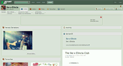 Desktop Screenshot of ike-x-elincia.deviantart.com
