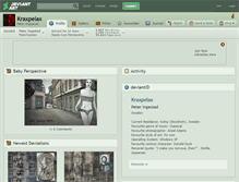Tablet Screenshot of kraxpelax.deviantart.com