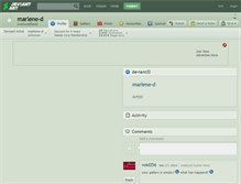 Tablet Screenshot of marlene-d.deviantart.com