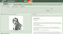 Desktop Screenshot of hekateros.deviantart.com