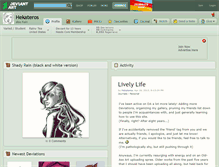 Tablet Screenshot of hekateros.deviantart.com