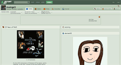 Desktop Screenshot of musicgal3.deviantart.com