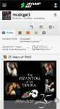 Mobile Screenshot of musicgal3.deviantart.com