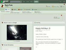 Tablet Screenshot of black-flute.deviantart.com