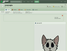 Tablet Screenshot of emptysighs.deviantart.com