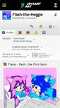 Mobile Screenshot of flash-the-heggie.deviantart.com