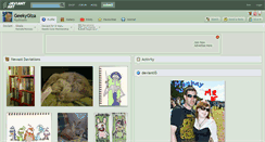 Desktop Screenshot of geekygiza.deviantart.com