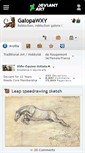 Mobile Screenshot of galopawxy.deviantart.com