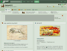 Tablet Screenshot of galopawxy.deviantart.com