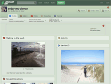 Tablet Screenshot of enjoy-my-silence.deviantart.com