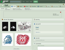 Tablet Screenshot of kusti.deviantart.com