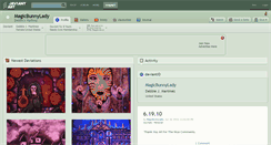 Desktop Screenshot of magicbunnylady.deviantart.com