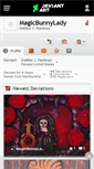 Mobile Screenshot of magicbunnylady.deviantart.com