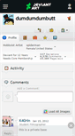 Mobile Screenshot of dumdumdumbutt.deviantart.com