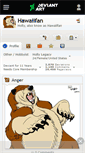 Mobile Screenshot of hawaiifan.deviantart.com