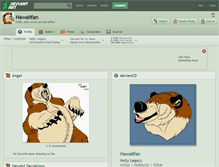 Tablet Screenshot of hawaiifan.deviantart.com