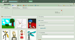 Desktop Screenshot of darkwolf51.deviantart.com