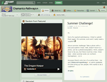 Tablet Screenshot of chamanics-pathways.deviantart.com