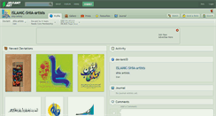 Desktop Screenshot of islamic-shia-artists.deviantart.com