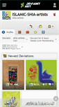 Mobile Screenshot of islamic-shia-artists.deviantart.com