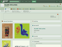 Tablet Screenshot of islamic-shia-artists.deviantart.com