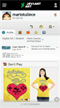 Mobile Screenshot of mariotullece.deviantart.com