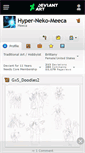 Mobile Screenshot of hyper-neko-meeca.deviantart.com