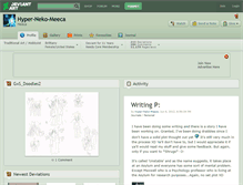 Tablet Screenshot of hyper-neko-meeca.deviantart.com