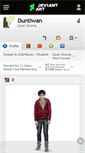 Mobile Screenshot of duntiwan.deviantart.com