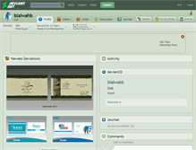 Tablet Screenshot of blalwahb.deviantart.com