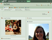 Tablet Screenshot of kurotenshi.deviantart.com
