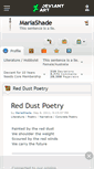 Mobile Screenshot of mariashade.deviantart.com