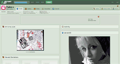 Desktop Screenshot of fadee-x.deviantart.com