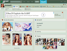 Tablet Screenshot of anniee69.deviantart.com