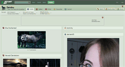 Desktop Screenshot of dandou.deviantart.com