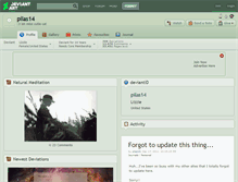 Tablet Screenshot of pilas14.deviantart.com