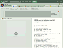 Tablet Screenshot of jirokatsu.deviantart.com