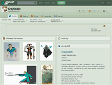 Tablet Screenshot of graydaddy.deviantart.com