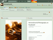 Tablet Screenshot of hersmallworld.deviantart.com