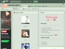 Tablet Screenshot of cuteandsexygirls.deviantart.com