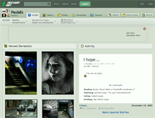 Tablet Screenshot of paulaes.deviantart.com