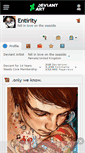 Mobile Screenshot of entirity.deviantart.com