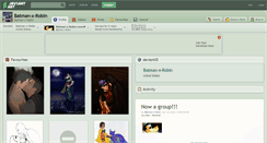 Desktop Screenshot of batman-x-robin.deviantart.com