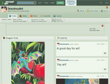 Tablet Screenshot of dracohoudini.deviantart.com