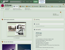Tablet Screenshot of dpddesign.deviantart.com